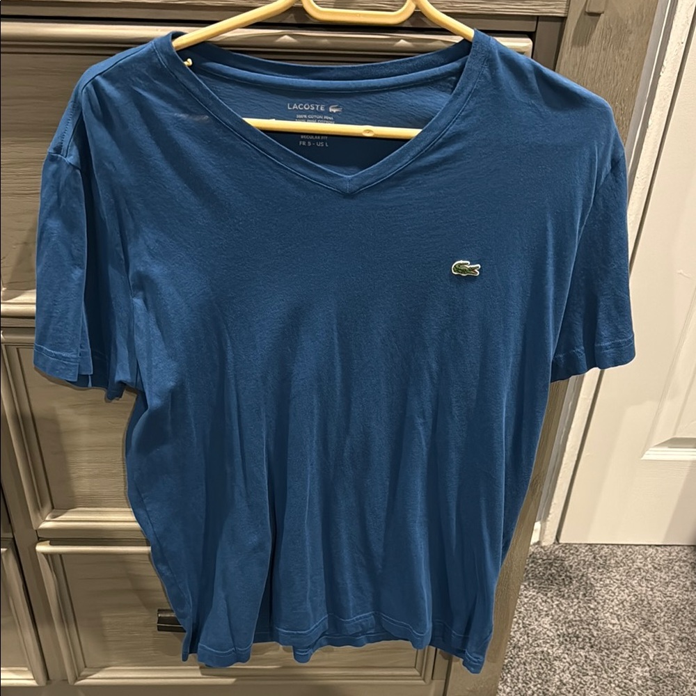 Lacoste Blue Relaxed Short Sleeve T-Shirt